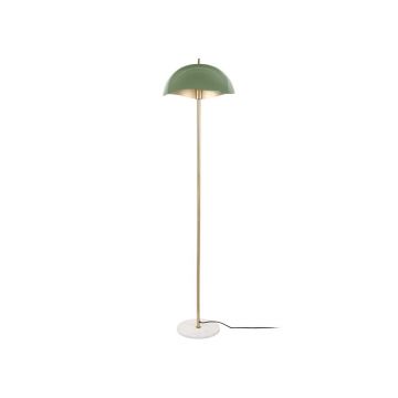 Lampadar verde/auriu cu abajur din metal (înălțime 154 cm) Waved – Leitmotiv