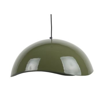 Lustră verde cu abajur din metal ø 50 cm Waved – Leitmotiv