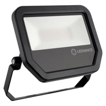 Proiector LED Ledvance FLOODLIGHT PERFORMANCE, 30W, 100-277V, 3600 lm, lumina neutra (4000K), IP65/IK07, 186x177x42mm, aluminiu, Negru