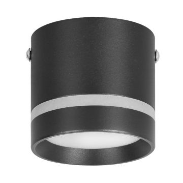 Aplica de Tavan Interior Techstar® 10W, Negru, 6500K, LED, IP44, Design Modern