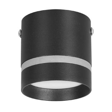 Aplica de Tavan Interior Techstar® 5W, Negru, 6500K, LED, IP44, Design Modern