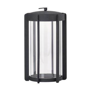 Felinar cu LED negru cu USB (înălțime 25 cm) Firefly – Zone