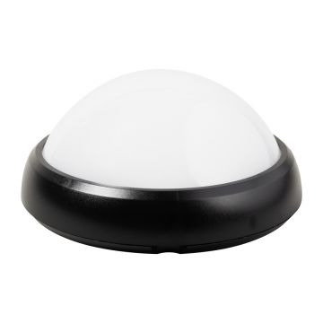 Lampa BAT LED Rotunda 12W IP65 Negru