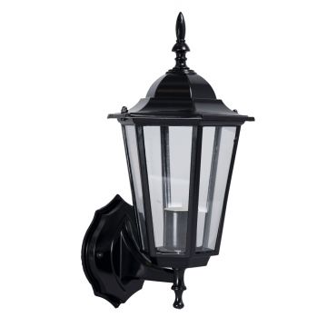 Lampa Gradina Corona Negru 1xE27 60W IP44