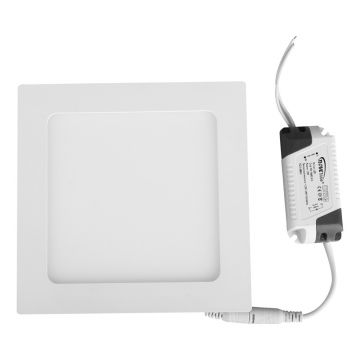 Spot Incastrat Patrat cu LED SMD 20W Alb 2700K