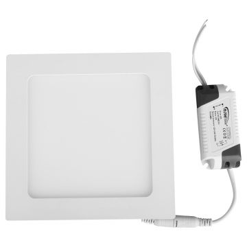 Spot Incastrat Patrat cu LED SMD 20W Alb 6400K