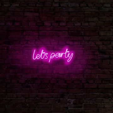 Aplica de Perete Neon Lets Party