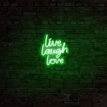 Aplica de Perete Neon Live Laugh Love