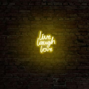 Aplica de Perete Neon Live Laugh Love