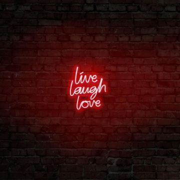 Aplica de Perete Neon Live Laugh Love