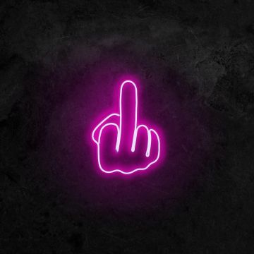 Aplica de Perete Neon Middle Finger