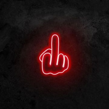 Aplica de Perete Neon Middle Finger