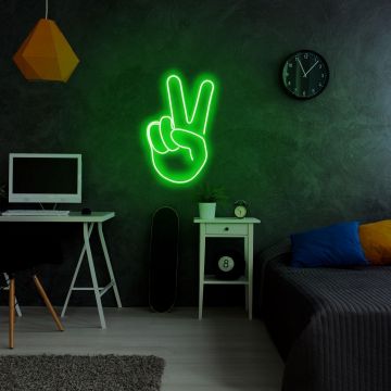 Aplica de Perete Neon Victory Sign