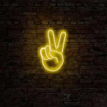 Aplica de Perete Neon Victory Sign