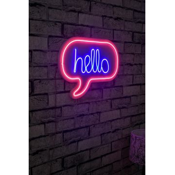 Lampa Neon Hello, Roz