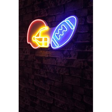 Lampa Neon Nfl Football Blue