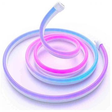 Banda LED Smart Lightstrip Pro Extension Iluminare Multicolora Lungime 1M Alb