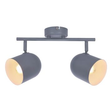 Plafonieră albastră cu abajur din metal 38x10 cm Azuro – Candellux Lighting