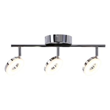 Plafonieră argintiu-lucios LED 47x16 cm Thema – Candellux Lighting