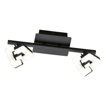 Plafonieră neagră-albă LED 9,5x34 cm Ray – Fischer & Honsel