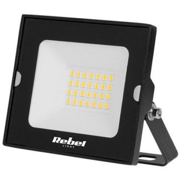 Proiector LED Rebel URZ3612, 20 W, 1700 lm, lumina neutra, 4000 K, IP65 (Negru)