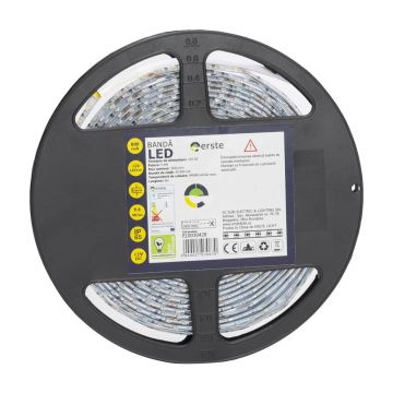 Banda LED 5x120 9.6W/m 6400K IP65 Tip LED 5m/Rola