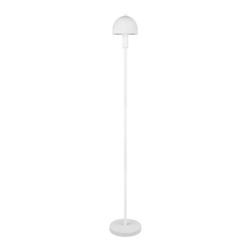 Lampadar alb cu abajur din sticlă (înălțime 120 cm) Glenn – Trio