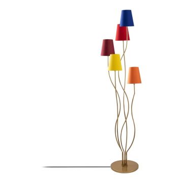 Lampadar cu abajur textil (înălțime 160 cm) Bonibos – Opviq lights