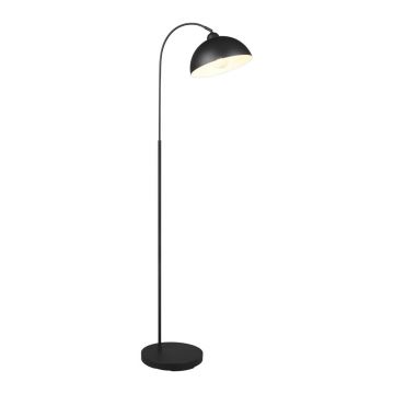 Lampadar negru cu abajur din metal (înălțime 170 cm) Sierra – Trio