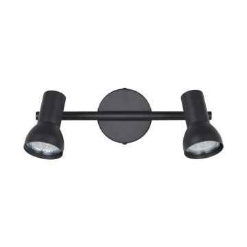 Spot negru ø 8 cm Cantar – Trio