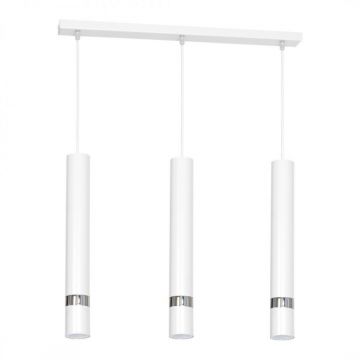 Suspensie Joker, 3 x GU10, metal, alb/crom