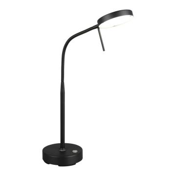 Veioză neagră LED (înălțime 45 cm) Moreno – Trio