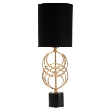 Lampa de masa Circly, Mauro Ferretti, Ø20 x 58.5 cm, 1 x E27, 40W, fier/PVC/textil