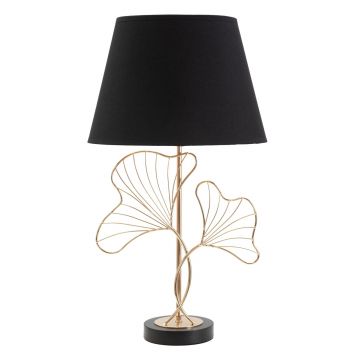 Lampa de masa Leaves, Mauro Ferretti,  1 x E27, 40W, Ø 30x60 cm, negru/auriu