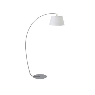 Lampadar Glinze alb metalic 90x38x180 cm