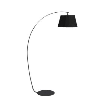 Lampadar Glinze negru din metal 90x38x170 cm