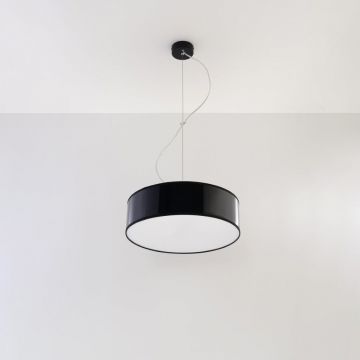 Lustră neagră ø 35 cm Atis – Nice Lamps