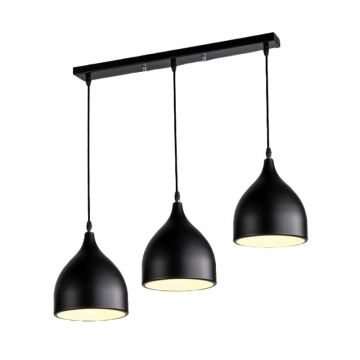 Lustra Perce I metal negru 50x17x120 cm