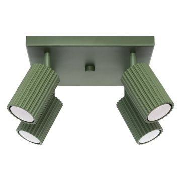 Plafonieră verde 25x25 cm Gleam – Nice Lamps