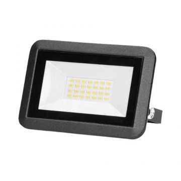 Proiector Adviti Faro AD-NL-6253BL4, 20W, LED SMD, 1600lm, IP65, 4000K, aluminiu, Negru