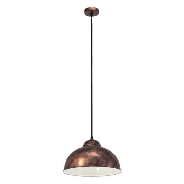 Lustră în culoarea bronz cu abajur din metal ø 37 cm TRURO 2 – EGLO