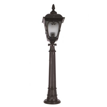 Lampadar de exterior 68181 Negru 100x20 cm