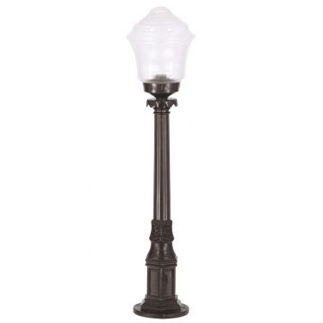 Lampadar de exterior M1B Negru 85x22 cm