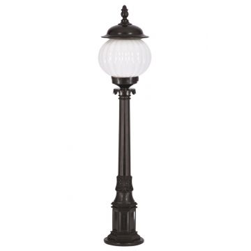 Lampadar de exterior M3BOP Negru 23x23 cm