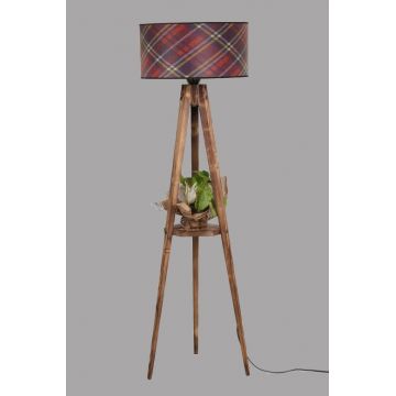 Lampadar Sehbali tripod lambader yanik silindir 03 abajurlu Multicolor