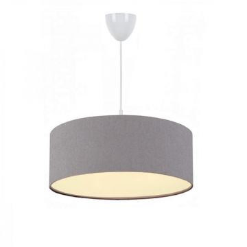 Lustra cu o singura lumina PWL-1091, E27 gri, 38x70 cm