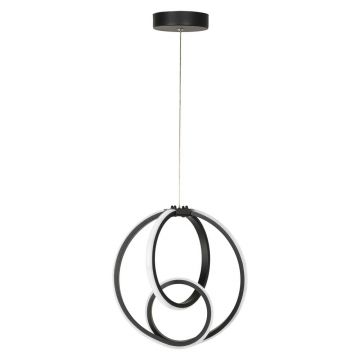 Lustră neagră LED din metal ø 28,5 cm Neo – Squid Lighting