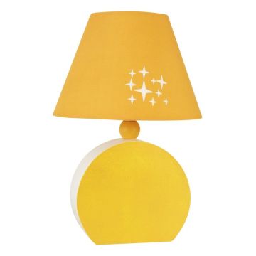 Veioză pentru copii galbenă Ofelia – Candellux Lighting