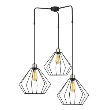 Lustră metalică Opviq lights Fedros, negru