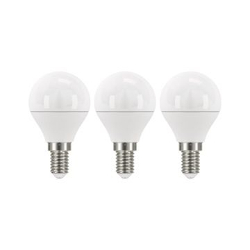 Set 3 becuri cu LED EMOS Classic Mini Globe Neutral White, 5W E14